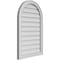 Ekena Millwork Round Top Surface Mount PVC Gable Vent w/ 2"W x 1-1/2"P Brickmould Frame, 22"W x 34"H GVPRT22X3402SN - alternate 3